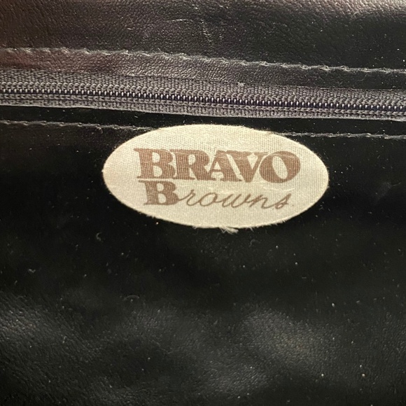Vintage Bravo by Browns 80s Crossbody Purse - Picture 3 of 8